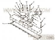 【进气口连接】康明斯CUMMINS柴油机的3253400 进气口连接