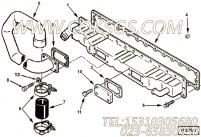 【进气口管】康明斯CUMMINS柴油机的3882463 进气口管