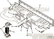 【进气口连接】康明斯CUMMINS柴油机的3060503 进气口连接