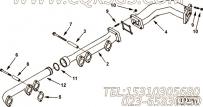 【排气口连接】康明斯CUMMINS柴油机的3255968 排气口连接