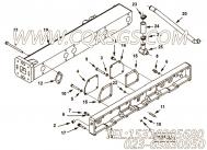 【WTR出口排气Mfld】康明斯CUMMINS柴油机的4923633 WTR出口排气Mfld