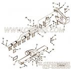 【涡轮增压器支架】康明斯CUMMINS柴油机的4067451 涡轮增压器支架