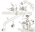 【Tube, Water Transfer】康明斯CUMMINS柴油机的4098136 Tube, Water Transfer