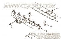 【排气歧管】康明斯CUMMINS柴油机的3942257 排气歧管