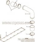 【空气管】康明斯CUMMINS柴油机的3931803 空气管