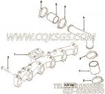 【进气管】康明斯CUMMINS柴油机的3910780 进气管