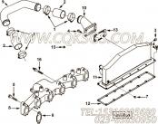 【适配器弯头】康明斯CUMMINS柴油机的3280861 适配器弯头
