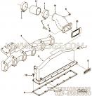 【空气交叉连接】康明斯CUMMINS柴油机的3928015 空气交叉连接