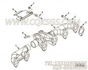 【排气歧管】康明斯CUMMINS柴油机的3968378 排气歧管