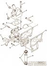 【节温器盖】康明斯CUMMINS柴油机的3253182 节温器盖