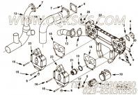 【节温器盖】康明斯CUMMINS柴油机的4964563 节温器盖
