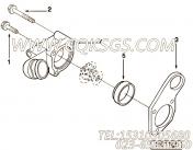 【节温器盖】康明斯CUMMINS柴油机的3920353 节温器盖
