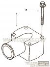 【节温器盖】康明斯CUMMINS柴油机的3279497 节温器盖