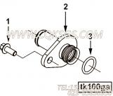 【出水口连接】康明斯CUMMINS柴油机的4965632 出水口连接