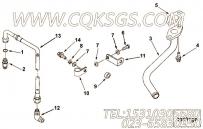 【TUR油漏管】康明斯CUMMINS柴油机的3253366 TUR油漏管
