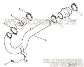 【进气口管】康明斯CUMMINS柴油机的3916012 进气口管