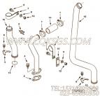 【Tube, Water Transfer】康明斯CUMMINS柴油机的3866822 Tube, Water Transfer