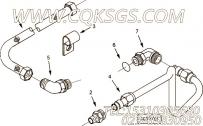 【CPR水进口管】康明斯CUMMINS柴油机的3099937 CPR水进口管