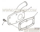 【出水口连接】康明斯CUMMINS柴油机的3028288 出水口连接