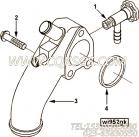 【进水连接】康明斯CUMMINS柴油机的3284720 进水连接