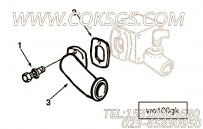 【出水口连接】康明斯CUMMINS柴油机的3251089 出水口连接