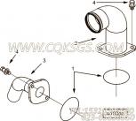 【出水口连接】康明斯CUMMINS柴油机的3102132 出水口连接