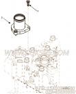 【出水口连接】康明斯CUMMINS柴油机的3940238 出水口连接