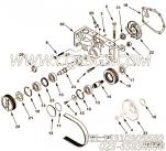 【附件传动皮带轮】康明斯CUMMINS柴油机的4913284 附件传动皮带轮