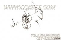 【皮带张紧轮支架】康明斯CUMMINS柴油机的3966782 皮带张紧轮支架