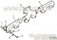 【排气歧管】康明斯CUMMINS柴油机的3350217 排气歧管