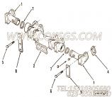 【夹板】康明斯CUMMINS柴油机的3036915 夹板