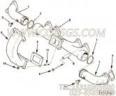 【排气歧管】康明斯CUMMINS柴油机的3820338 排气歧管