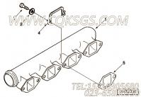 【排气歧管】康明斯CUMMINS柴油机的183298 排气歧管