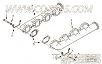 【排气歧管】康明斯CUMMINS柴油机的3001023 排气歧管