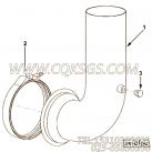 【排气口连接】康明斯CUMMINS柴油机的4063051 排气口连接