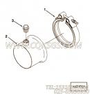 【排气口连接】康明斯CUMMINS柴油机的3084480 排气口连接