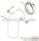 【排气口连接】康明斯CUMMINS柴油机的3084477 排气口连接