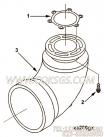 【排气口连接】康明斯CUMMINS柴油机的4003276 排气口连接