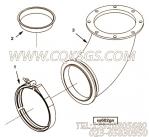 【排气口连接】康明斯CUMMINS柴油机的3640178 排气口连接