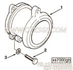 【排气口连接】康明斯CUMMINS柴油机的C0127038200 排气口连接