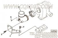 【Brace, Exh Out Connection】康明斯CUMMINS柴油机的3903759 Brace, Exh Out Connection