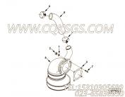 【排气口连接】康明斯CUMMINS柴油机的3923488 排气口连接