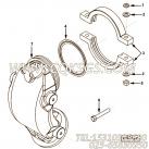 【排气口连接】康明斯CUMMINS柴油机的4936748 排气口连接