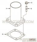 【排气口连接】康明斯CUMMINS柴油机的3396294 排气口连接