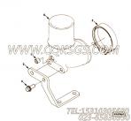 【Bracket, Exh Connection】康明斯CUMMINS柴油机的2878531 Bracket, Exh Connection