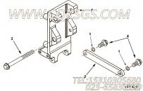 【楼盘压缩机支架】康明斯CUMMINS柴油机的4026533 楼盘压缩机支架