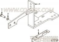 【空气压缩机托架】康明斯CUMMINS柴油机的4084774 空气压缩机托架