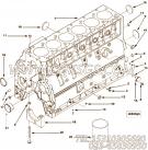 【汽缸体】康明斯CUMMINS柴油机的3933610 汽缸体