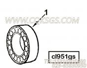 【柴油机ISZ480 40的离合器组】 康明斯一轴轴承报价,参数及图片