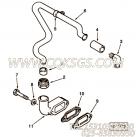【CPR水出口管】康明斯CUMMINS柴油机的3351209 CPR水出口管